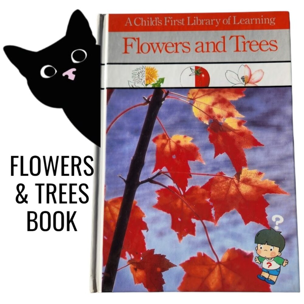 Flowers & Trees Child's First Library of Learning Hardcover Book Science Stem Ho